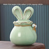 Green Custom Ceramic Pet Ashes Urns