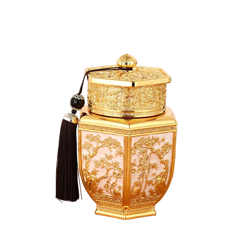 Gold Metal Human Memorial Cremation Urns