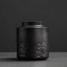 Black Ceramic Human Ashes Keepsake Urns