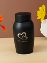 Always In My Heart Stainless Steel Pet Cremation Black Urns