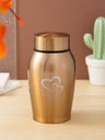 Always In My Heart Stainless Steel Pet Cremation Gold Urns